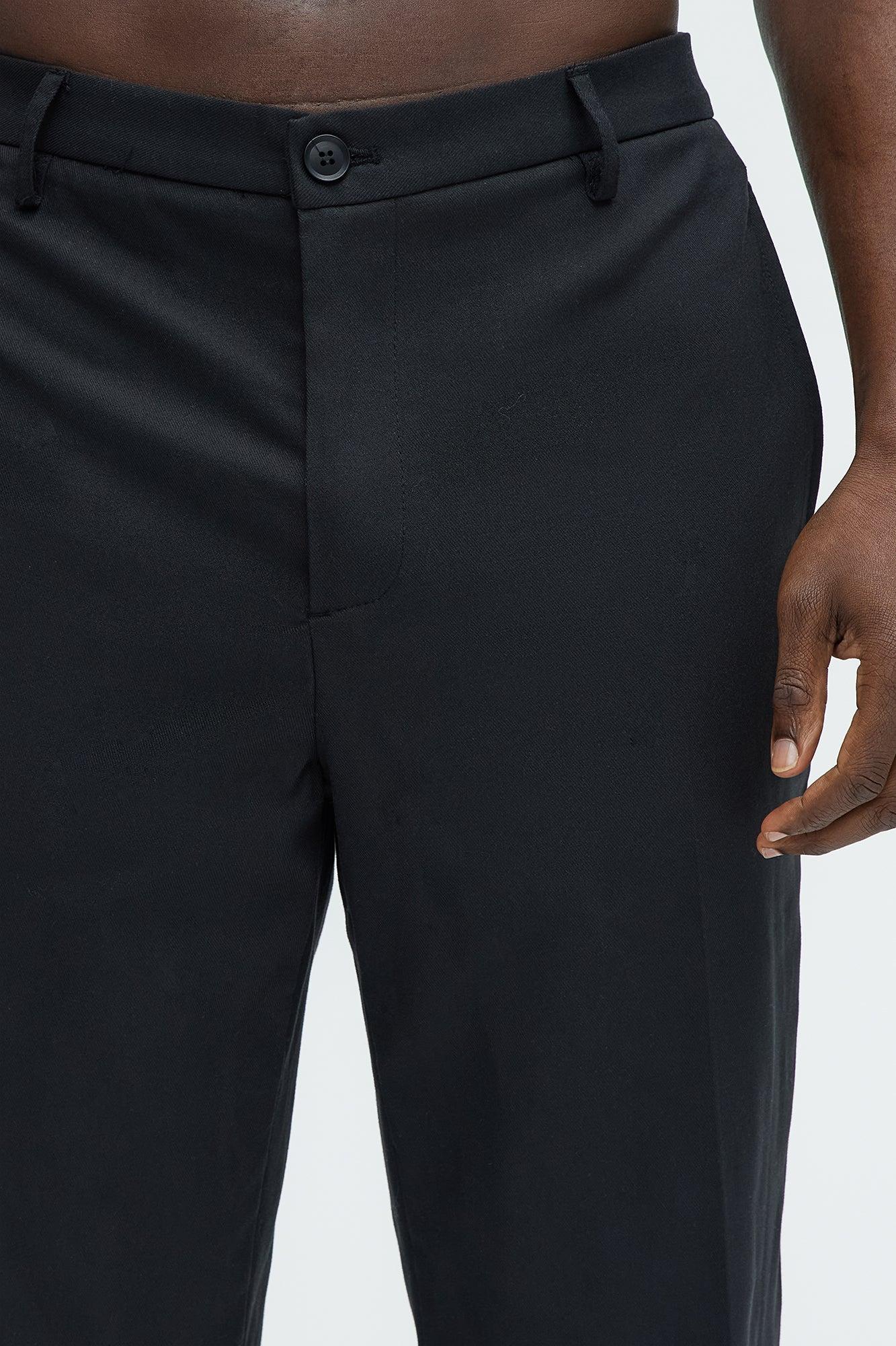 High Peak Straight Suit Trouser - Black Product Image