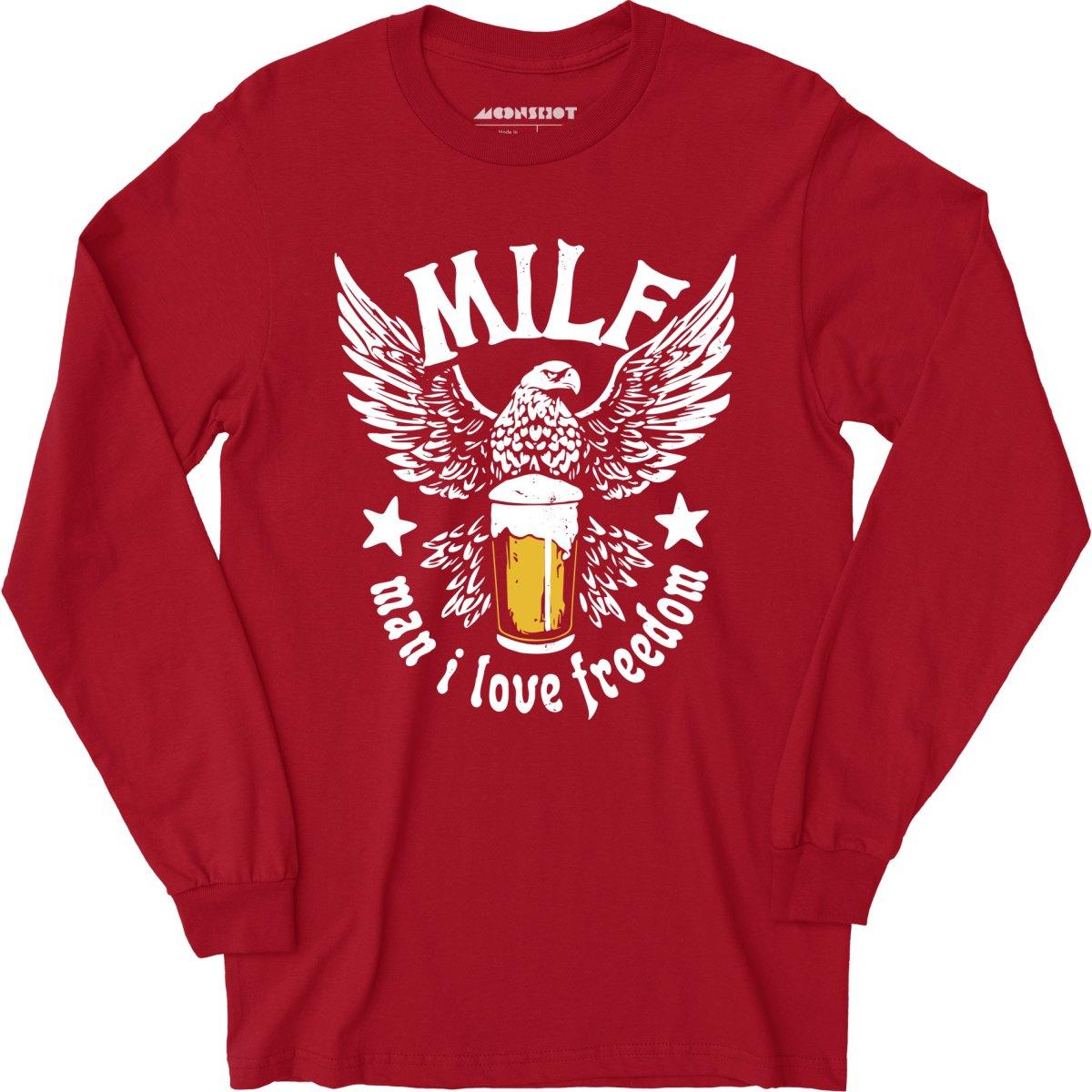 MILF Man I Love Freedom - Long Sleeve T-Shirt Male Product Image