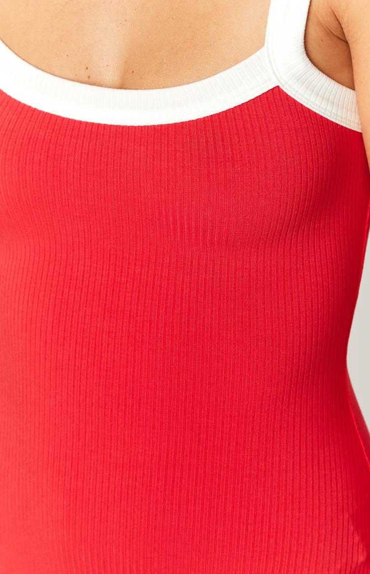 Cynthia Red Maxi Dress Product Image