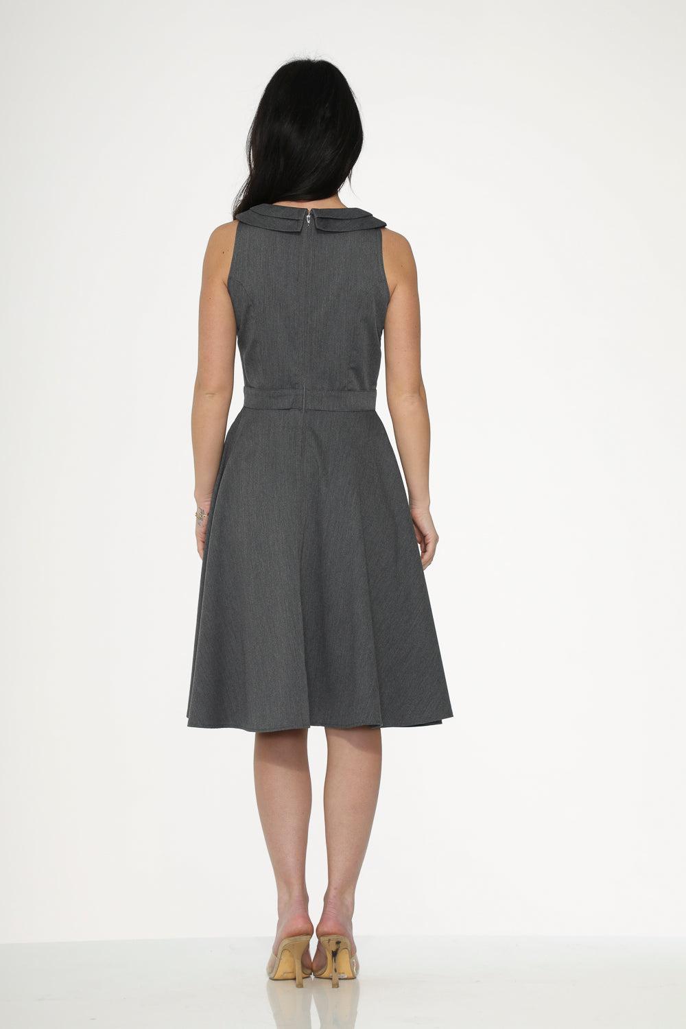Grey Swing Dress Product Image