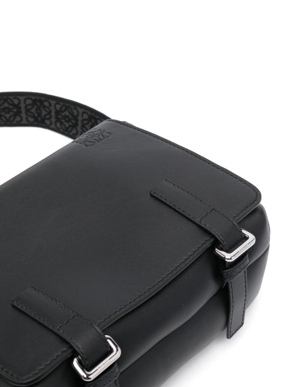 small Military leather messenger bag Product Image