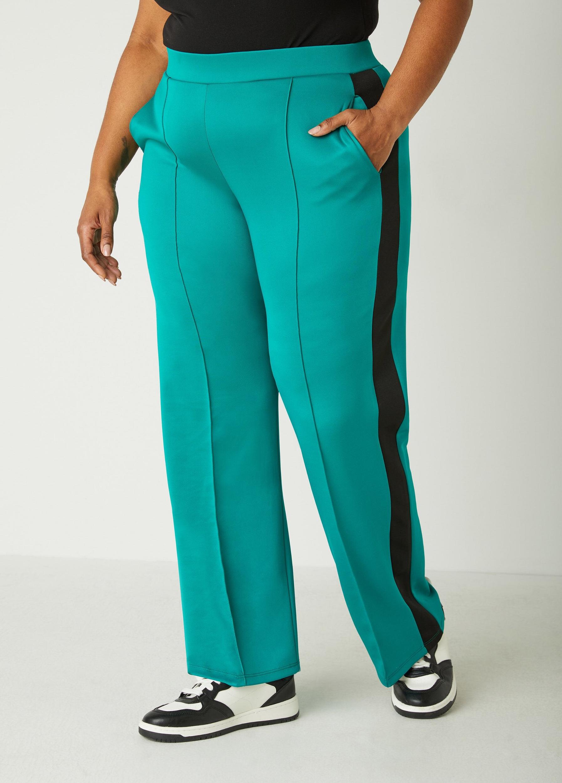 Seamed Striped Track Pants Product Image