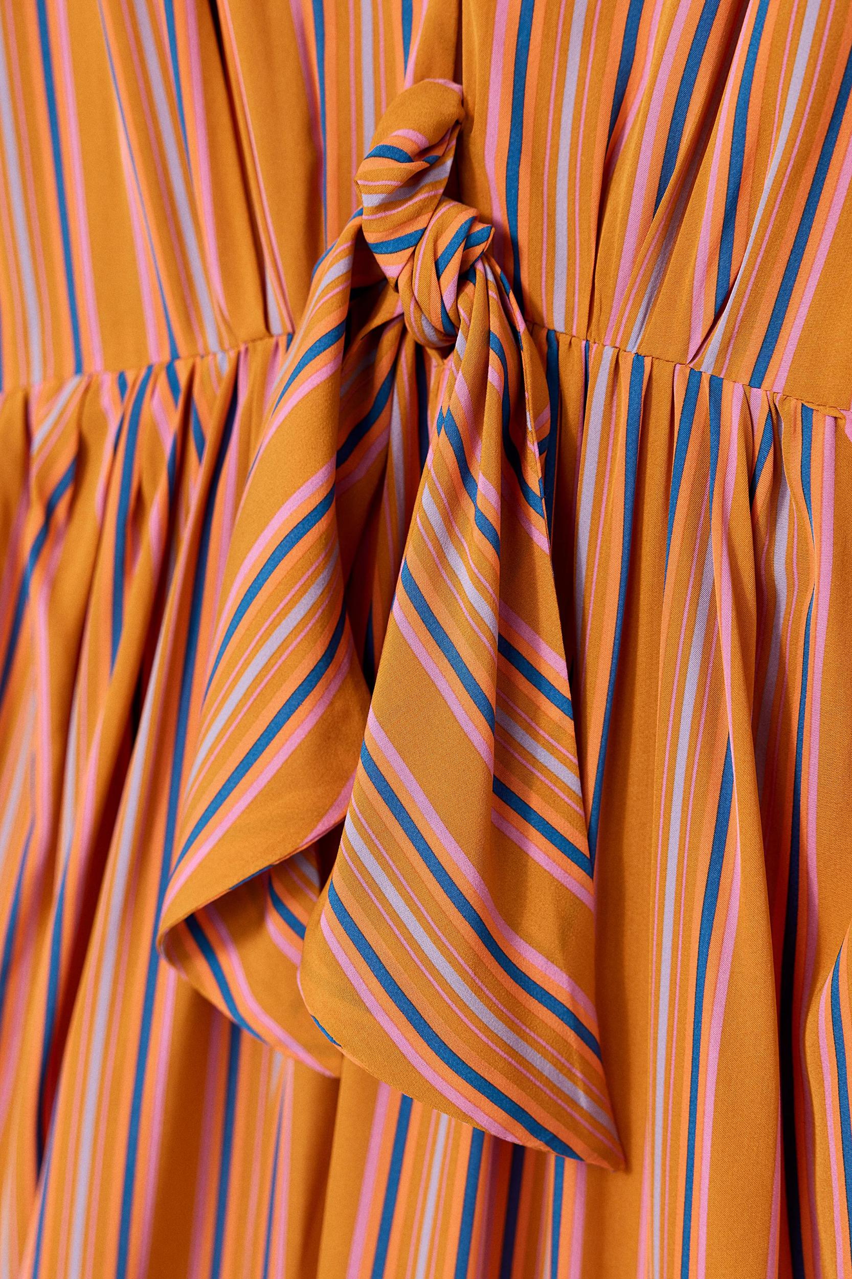 LIMITED EDITION STRIPED MIDI DRESS Product Image