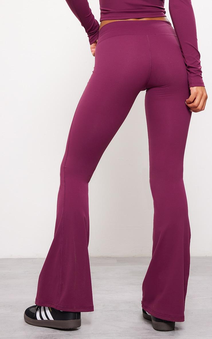 Plum Sculpt Flare Yoga Pants Product Image