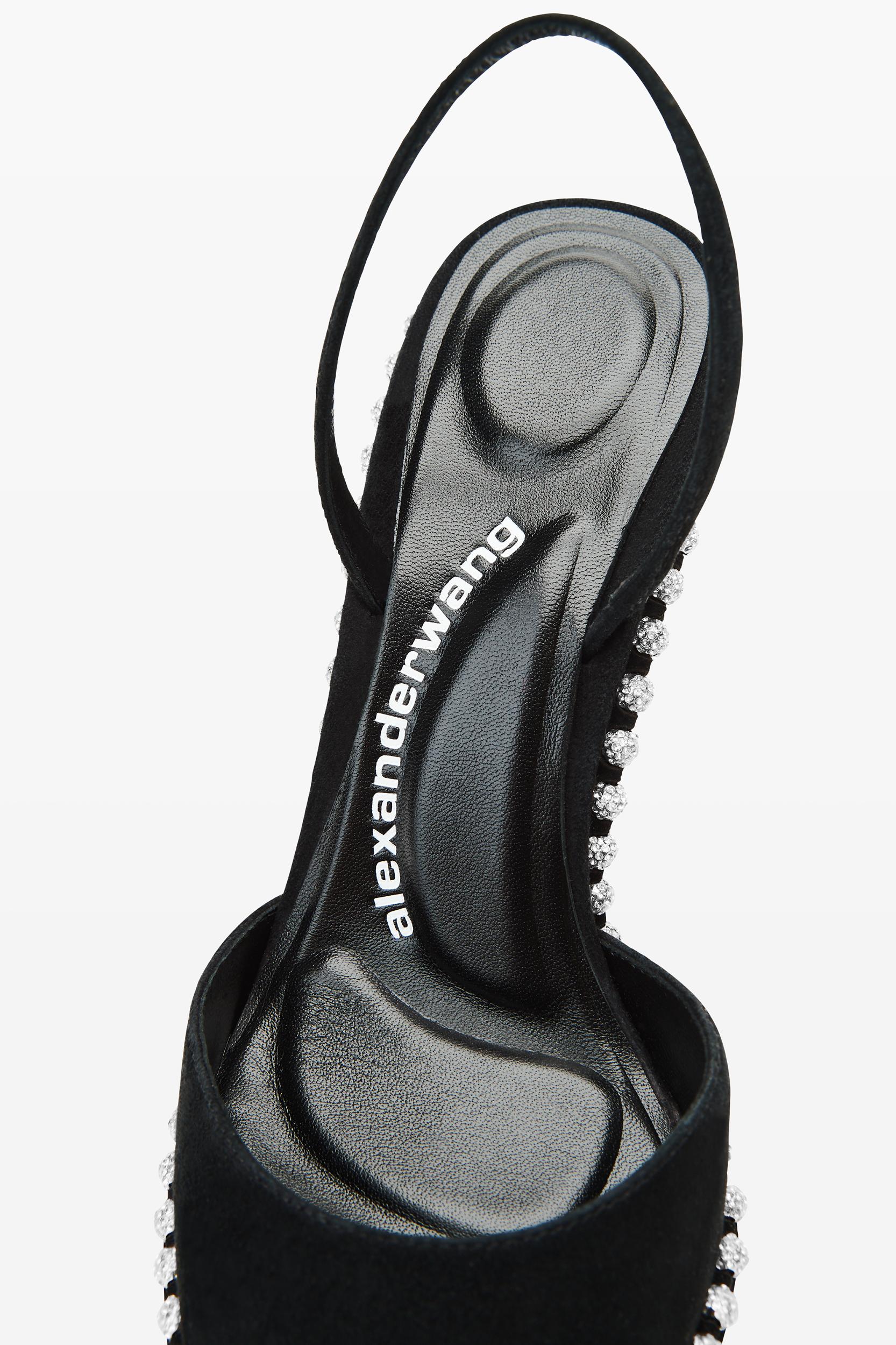 Black Suede Tia Slingback Product Image