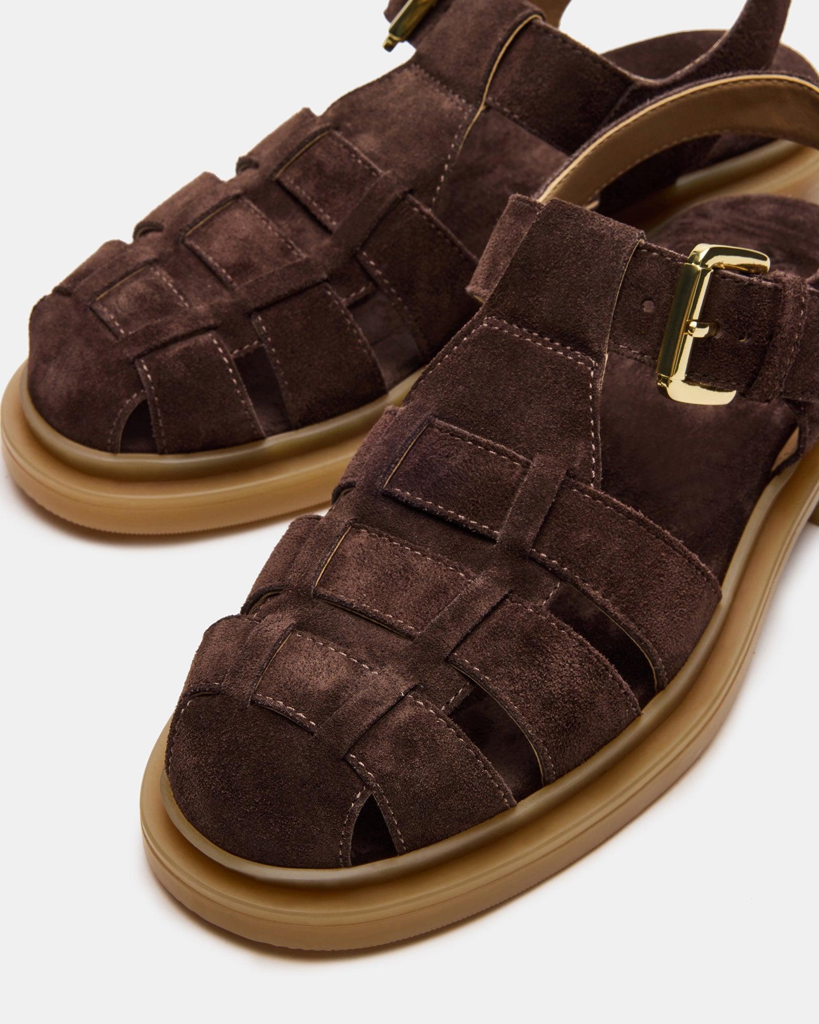 TOPE CHOCOLATE BROWN SUEDE Female Product Image