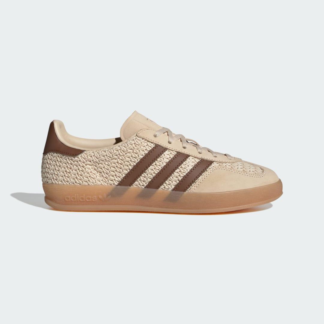 Womens adidas Gazelle Indoor Athletic Shoe - Red / Better / Cream White Product Image