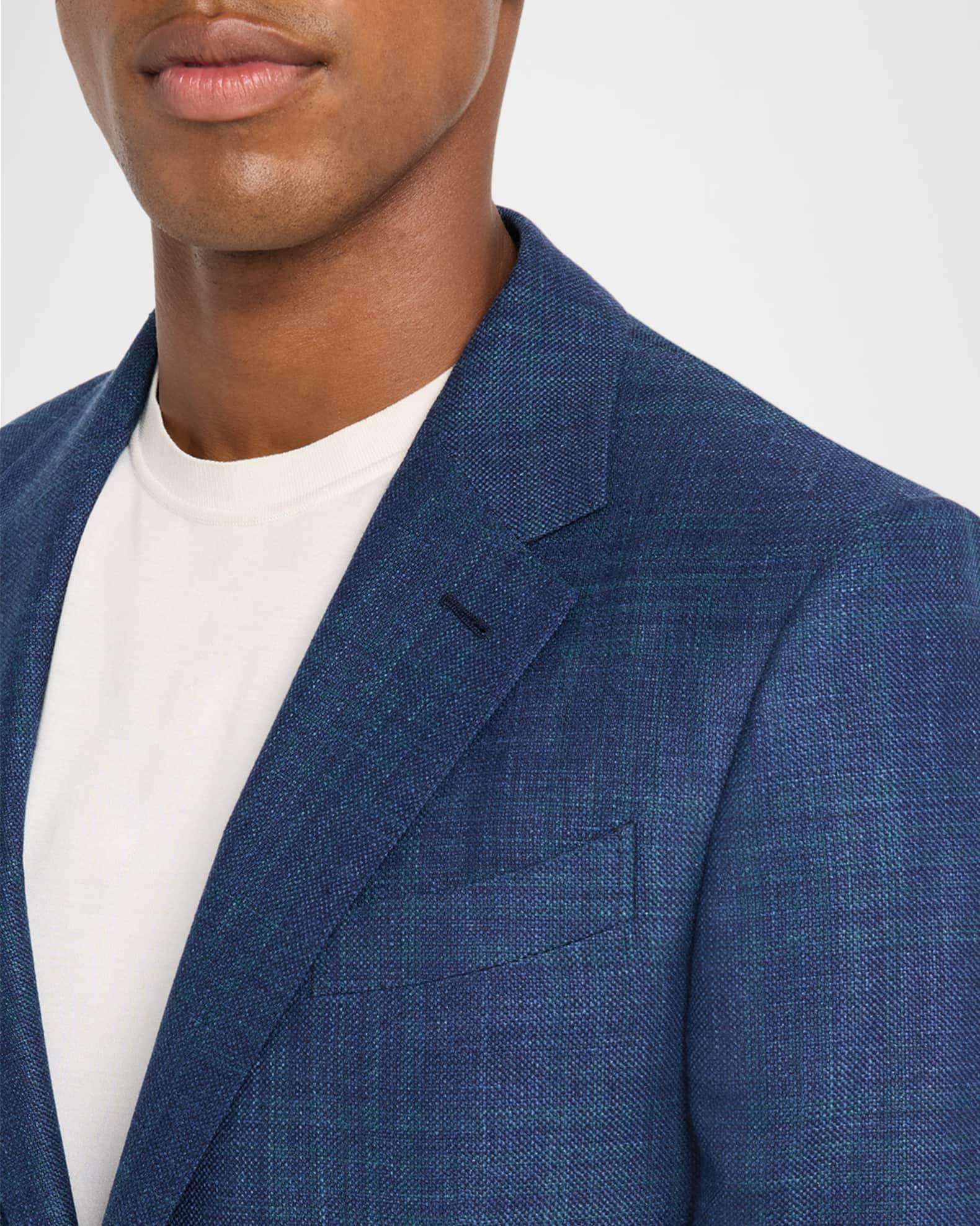 Men's Tonal Plaid Single-Breasted Sport Coat Product Image