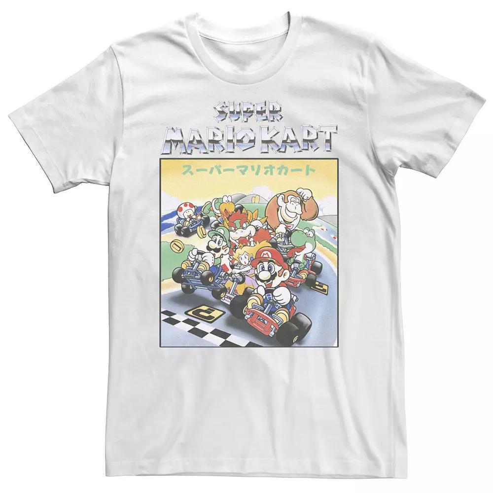 Men's Nintendo Mario Kart Kanji Poster Tee,  Product Image