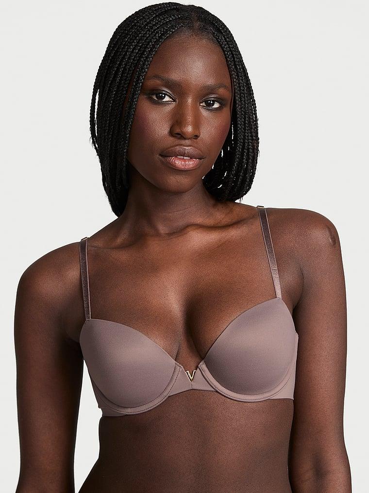 Smooth Lightly Lined Plunge Demi Bra Product Image