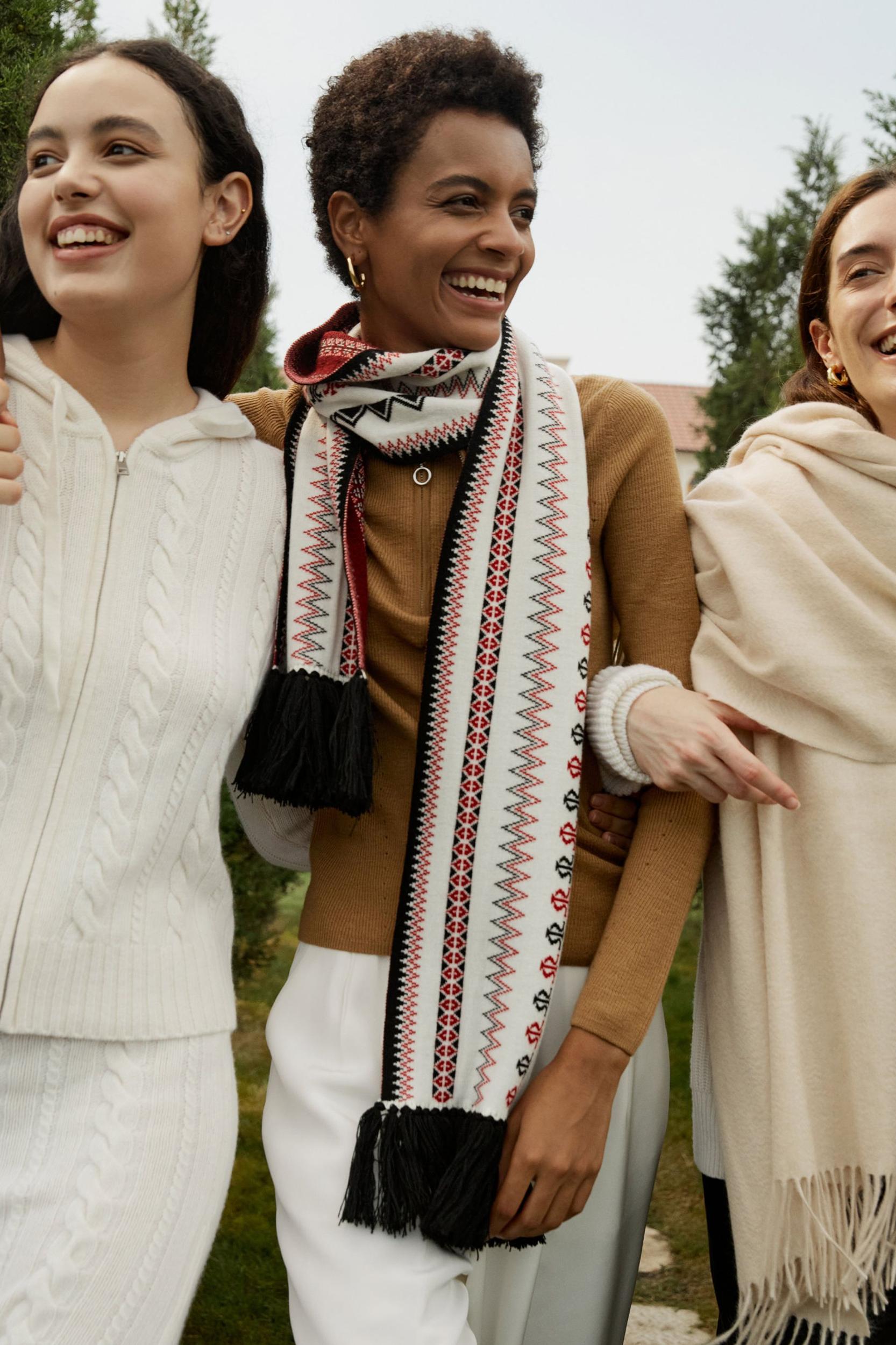 Gaia Ribbed Half Zip Ultra-fine Merino Wool Sweater Product Image