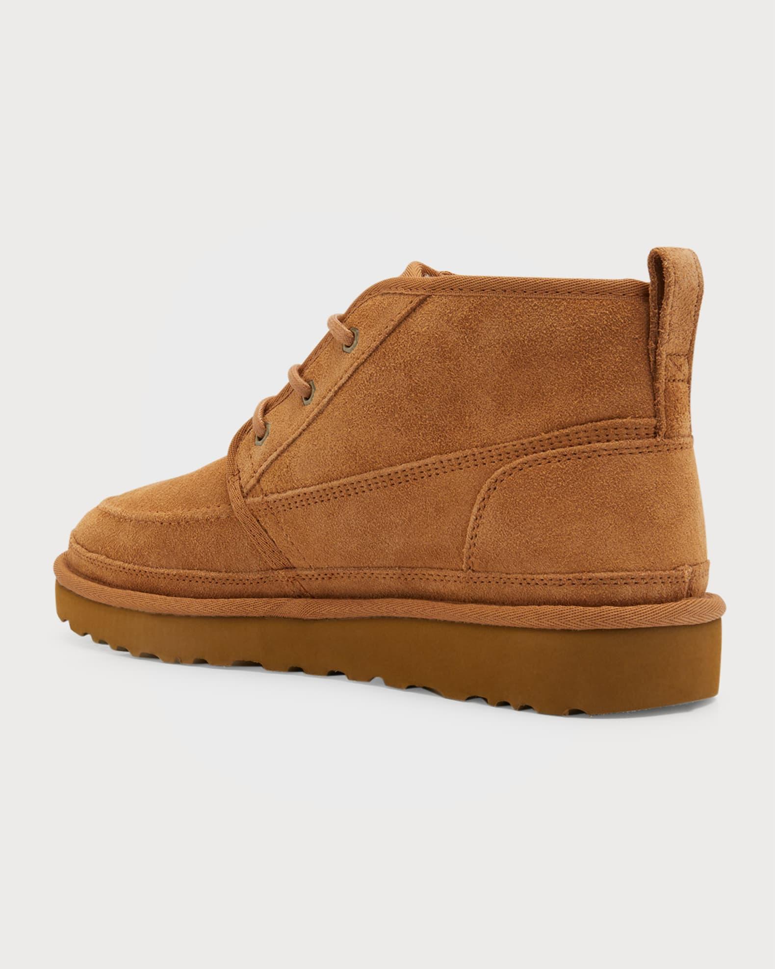Men's Neumel Moc Shearling-Lined Suede Chukka Boots Product Image