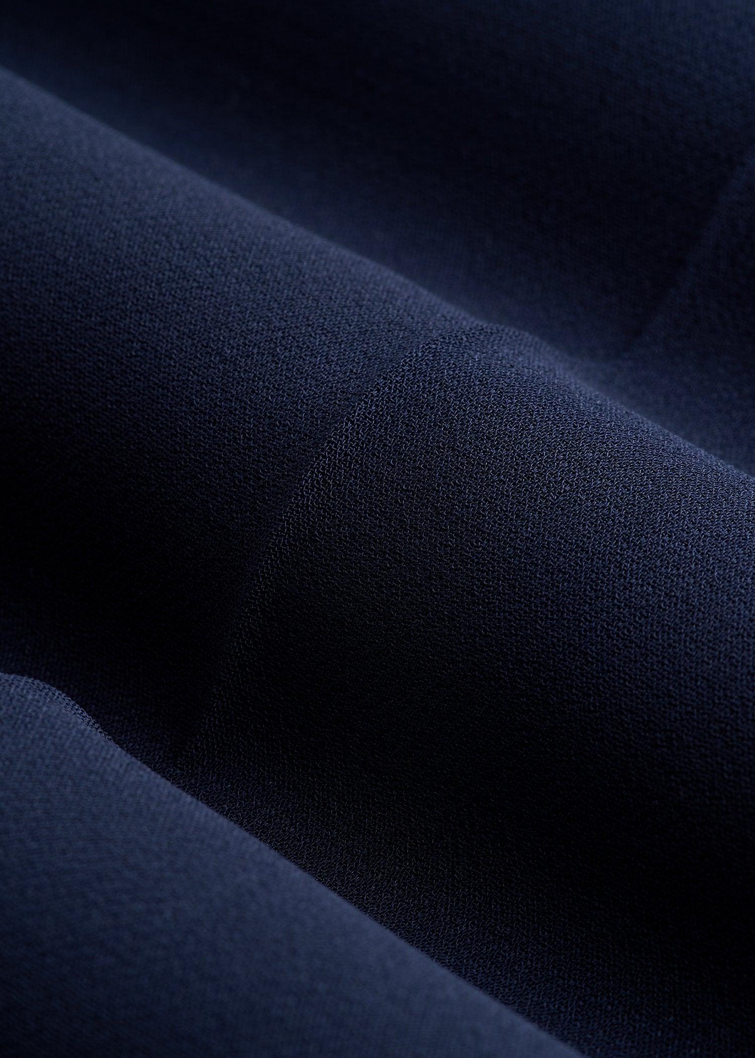 Wide Leg Pleated Dress Pants 2.0 for Tall Women in Navy Female Product Image