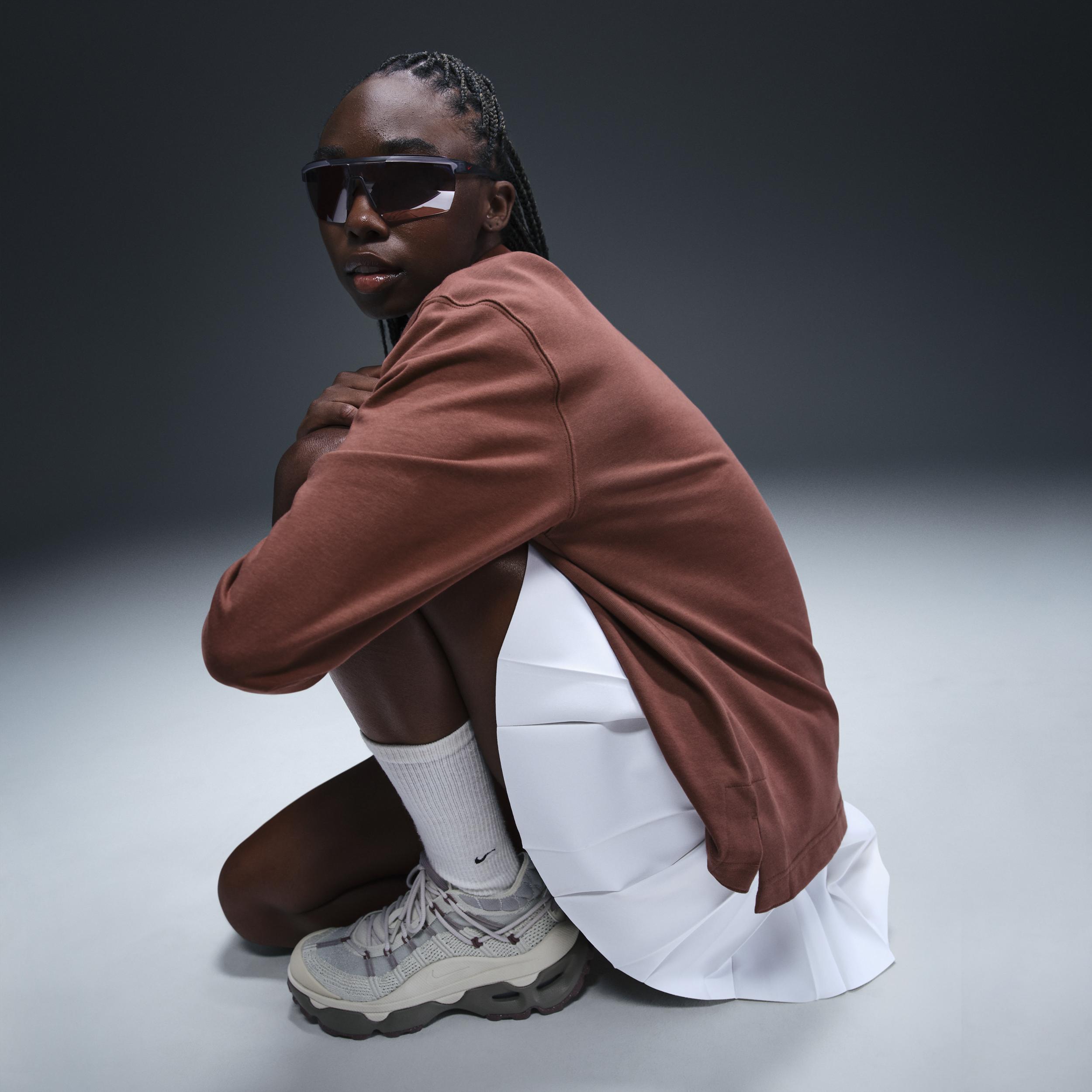 Women's Nike Sportswear Essential Oversized Long-Sleeve Polo Product Image