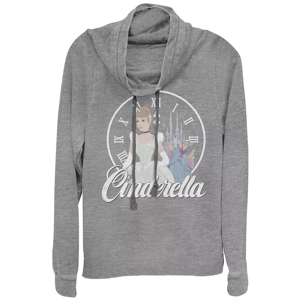 Disney's Lady And The Tramp Juniors' Spaghetti Dinner Cowlneck Graphic Lightweight Long Sleeve, Girl's,  Product Image