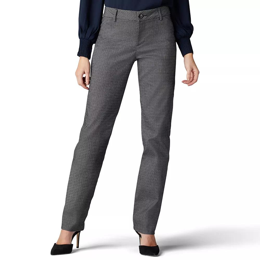 Women's Lee® Wrinkle-Free Relaxed Fit Straight-Leg Pants,  Product Image