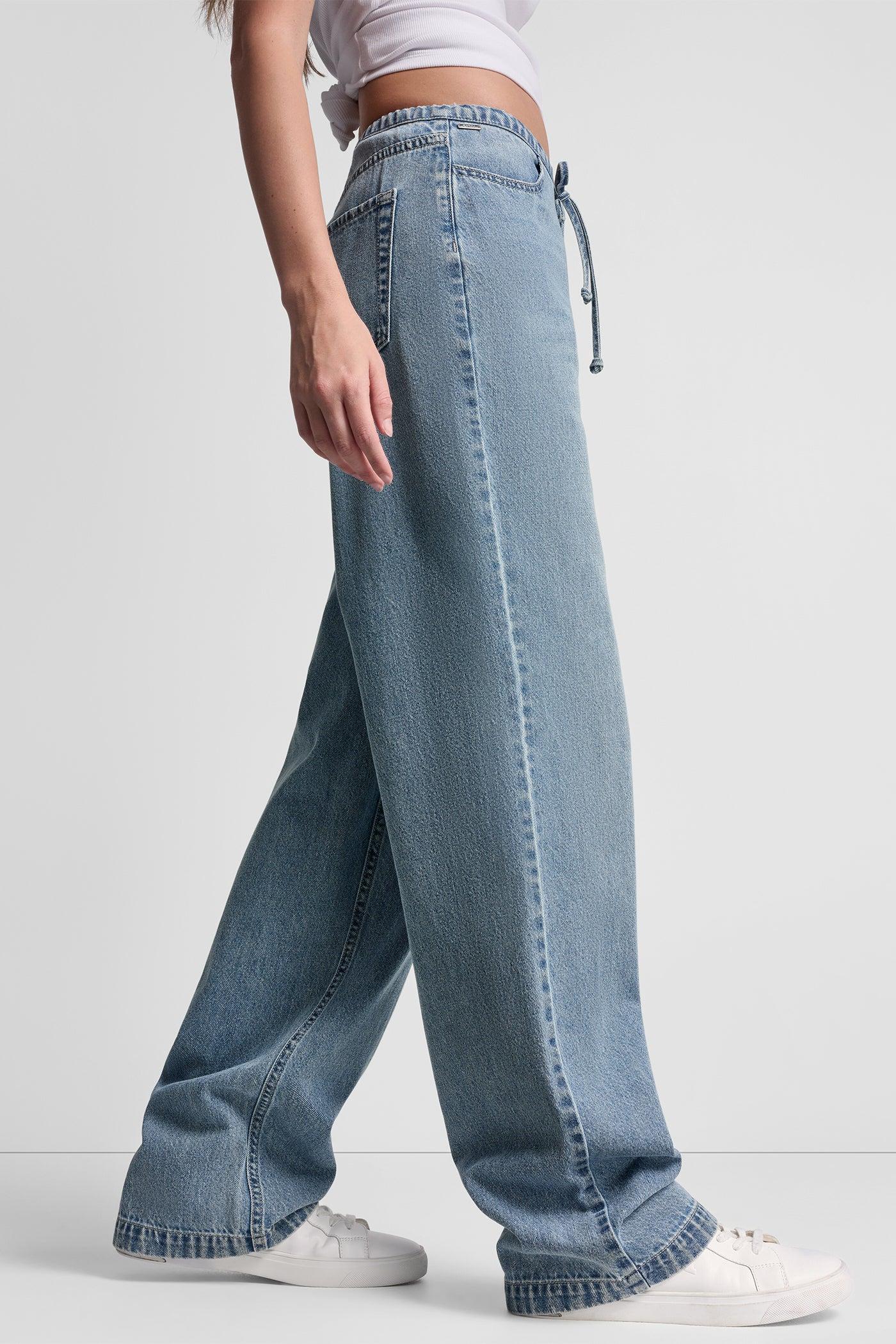 MID-RISE RELAXED STRAIGHT LEG WITH DRAWCORD Product Image