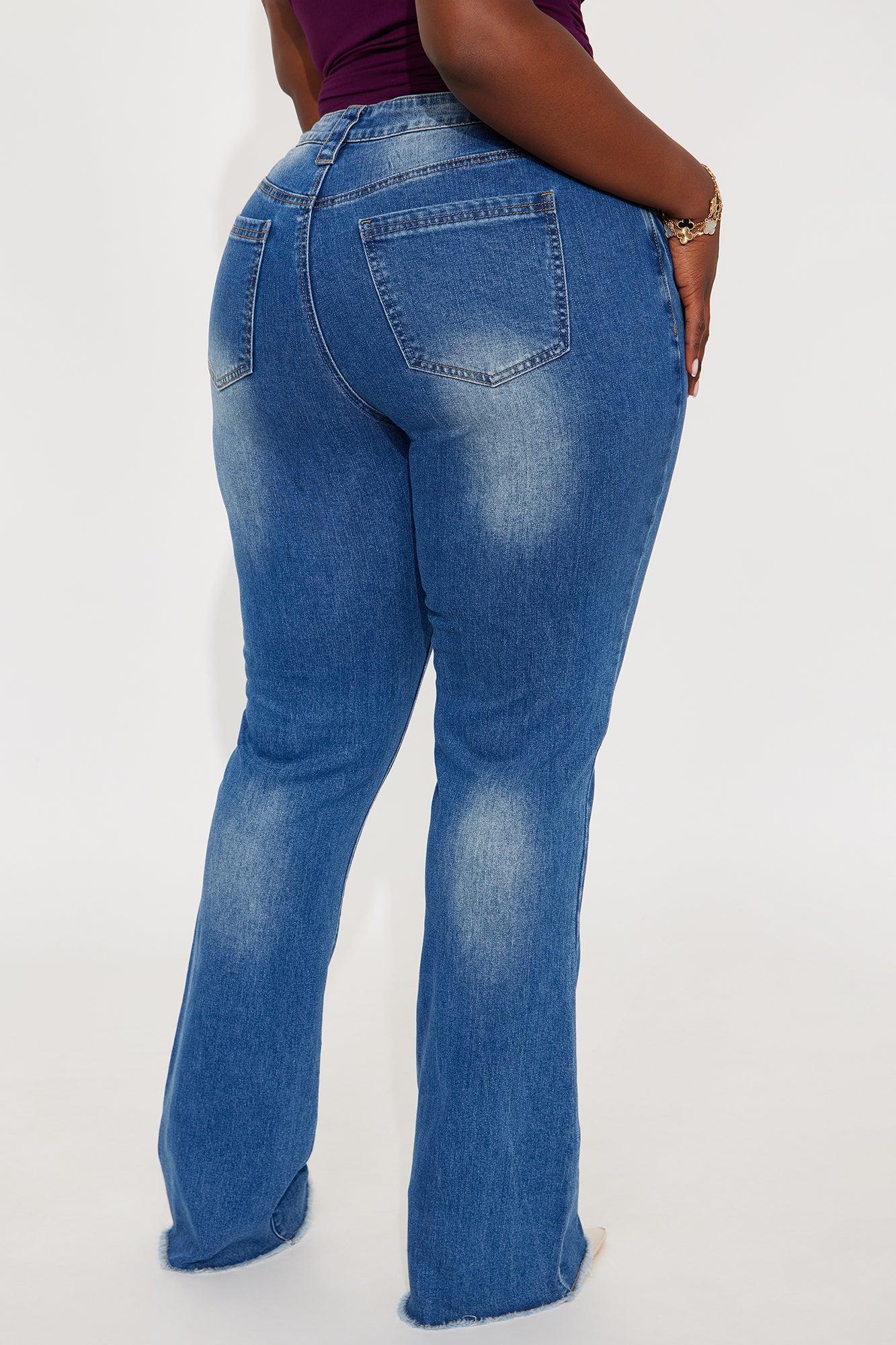 Walk Away Low Rise Bootcut Jeans - Medium Wash Female Product Image