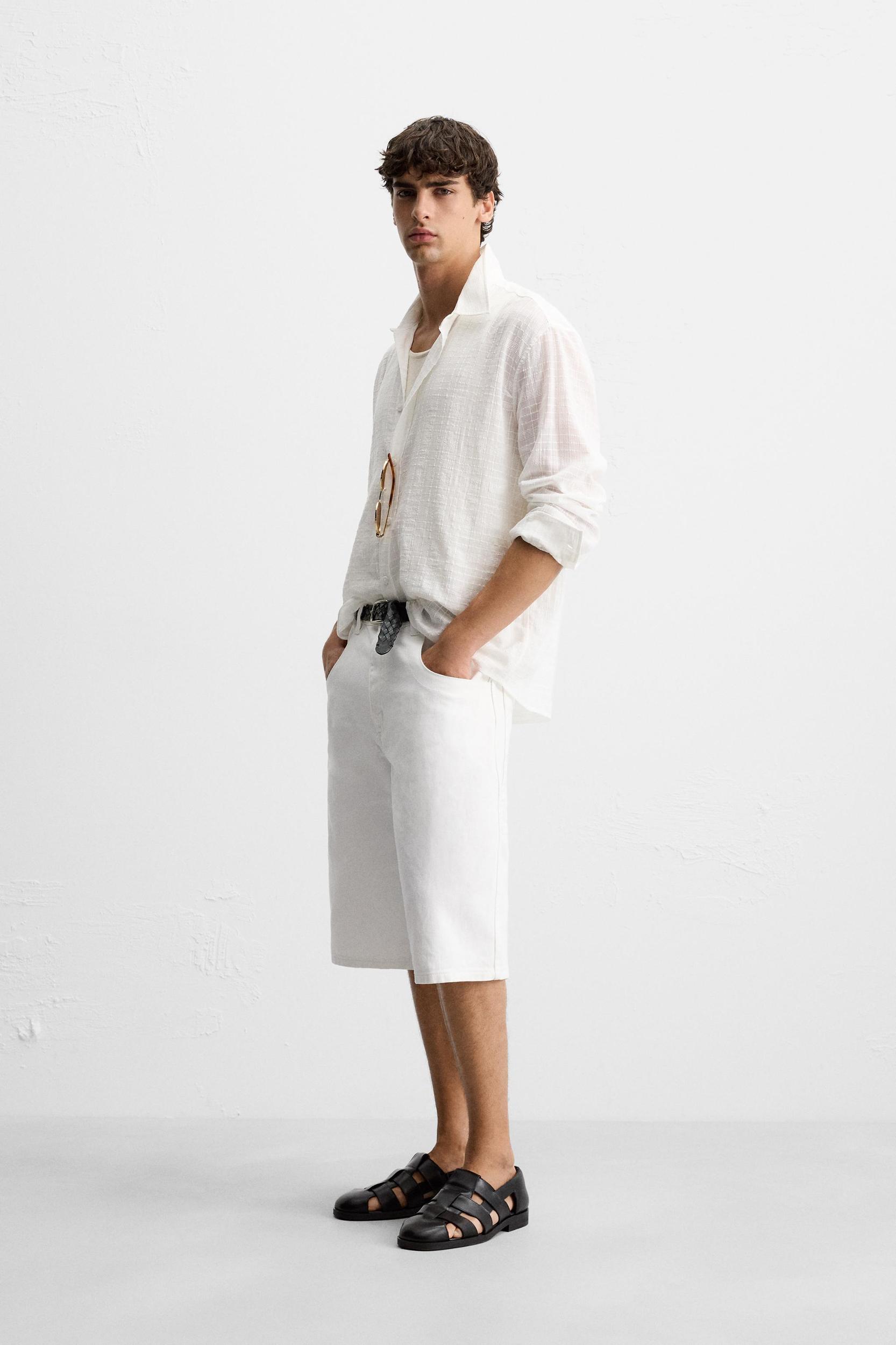 CHECKERED JACQUARD SHIRT Product Image