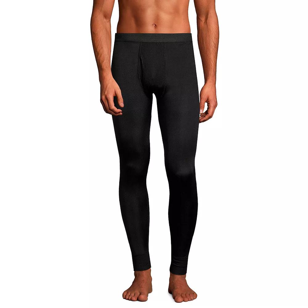 Big & Tall Lands' End Silk Long Underwear Pants, Men's,  Product Image