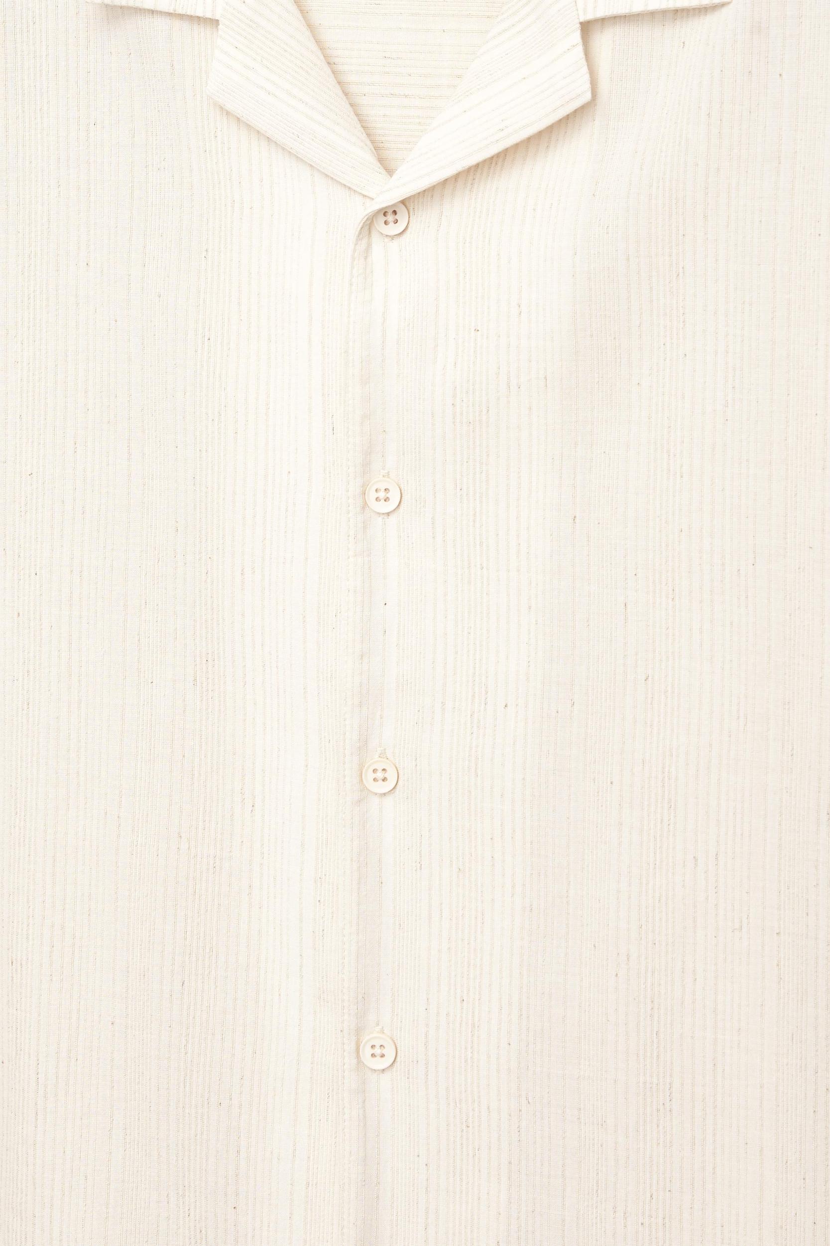 Striped rustic short sleeve shirt Product Image