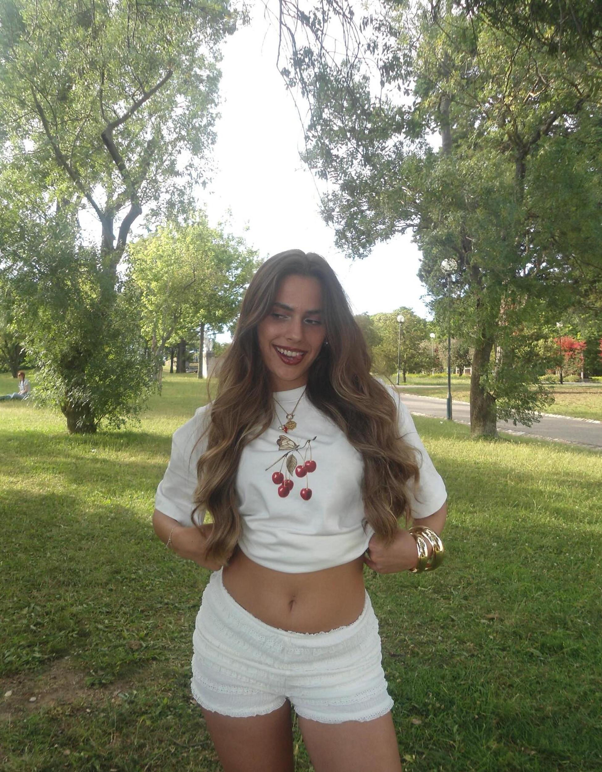 Printed short sleeve oversize T-shirt Product Image