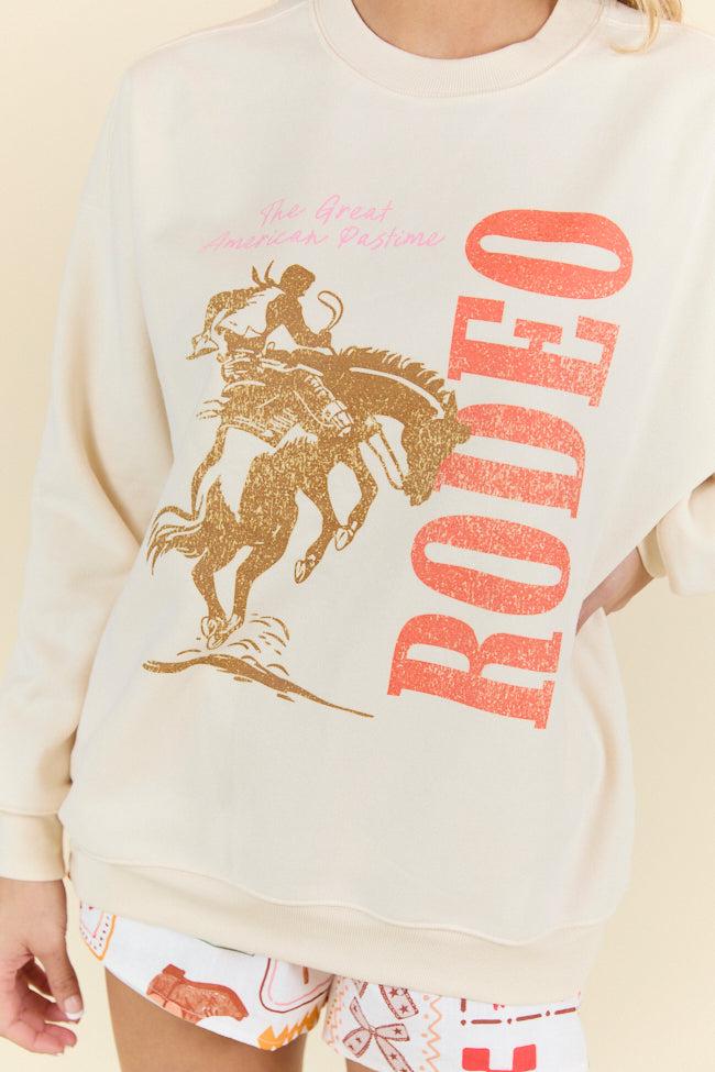 The Great American Pastime Cream Graphic Sweatshirt Product Image