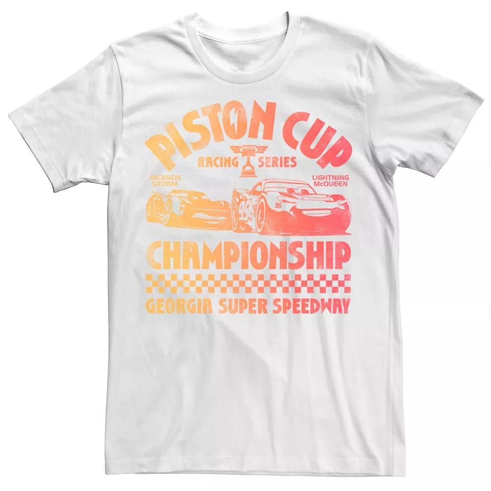 Disney / Pixar's Cars 3 Men's Jackson Lightning Legend Tee, Size: Small, White Product Image