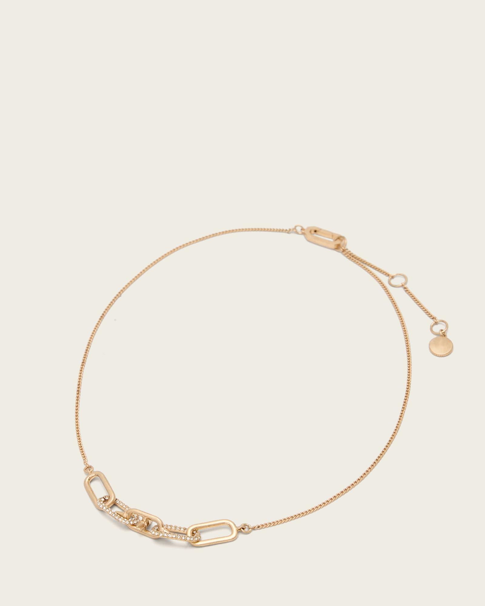 Lia Heart Huggie Earrings WARM SILVER | ALLSAINTS US Product Image