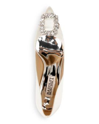 Women's Cher Crystal Buckle Pumps Product Image