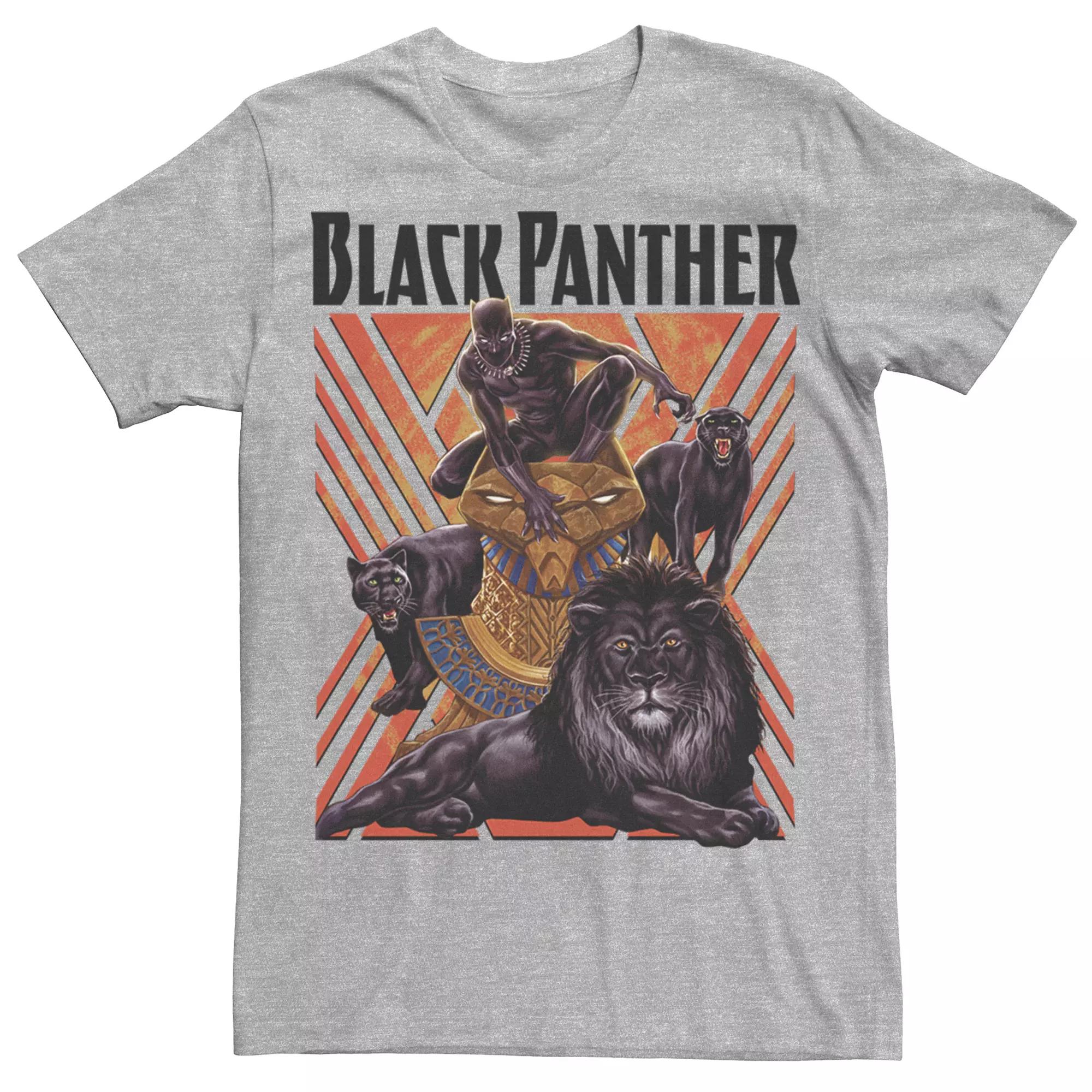 Men's Marvel Comics Black Panther Lion Tee,  Product Image