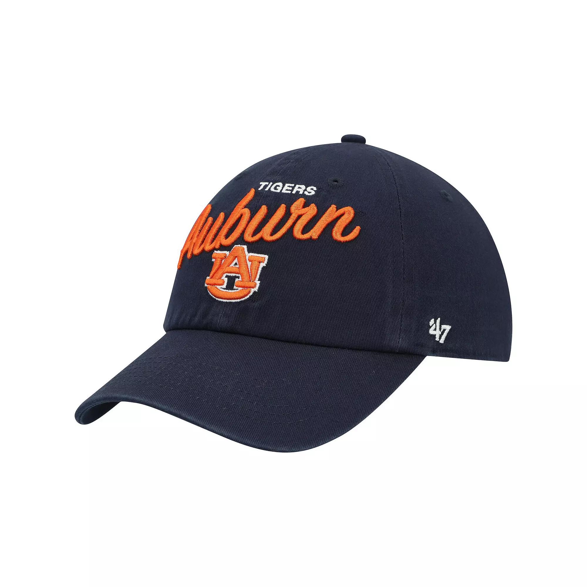 Women's '47 Navy Auburn Tigers Phoebe Clean Up Adjustable Hat, Blue Product Image