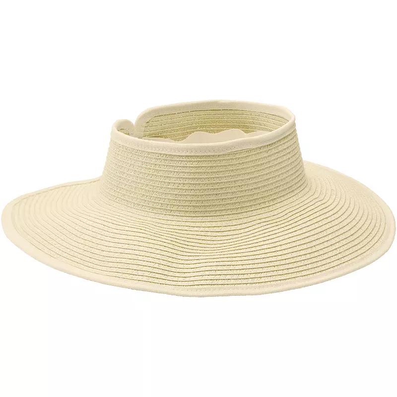 Women's Lands' End Facesaver Sun Visor, Size: Large-XL, Cashew Product Image