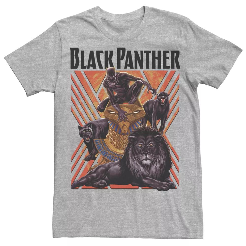 Men's Marvel Comics Black Panther Lion Tee,  Product Image