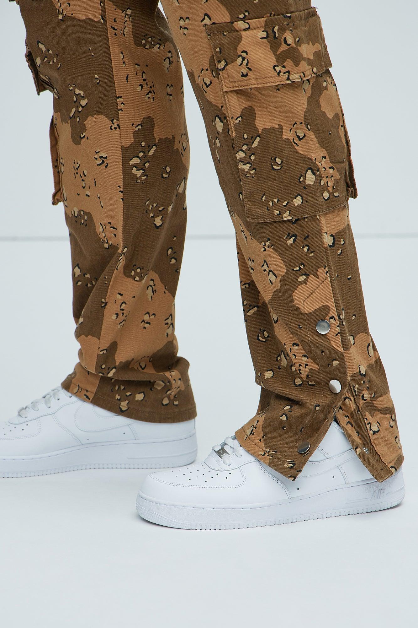 Stand On It Cargo Straight Pants - Camouflage Product Image