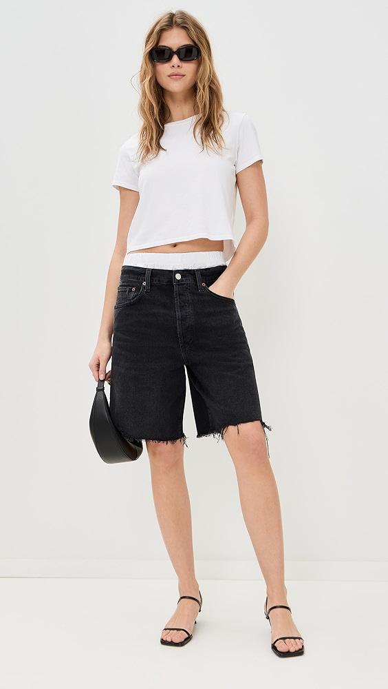AGOLDE Indra Jean Shorts: Hip Slung Baggy | Shopbop Product Image