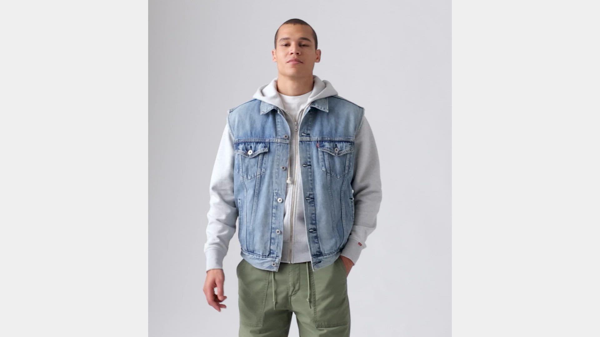 Relaxed Fit Trucker Vest Product Image