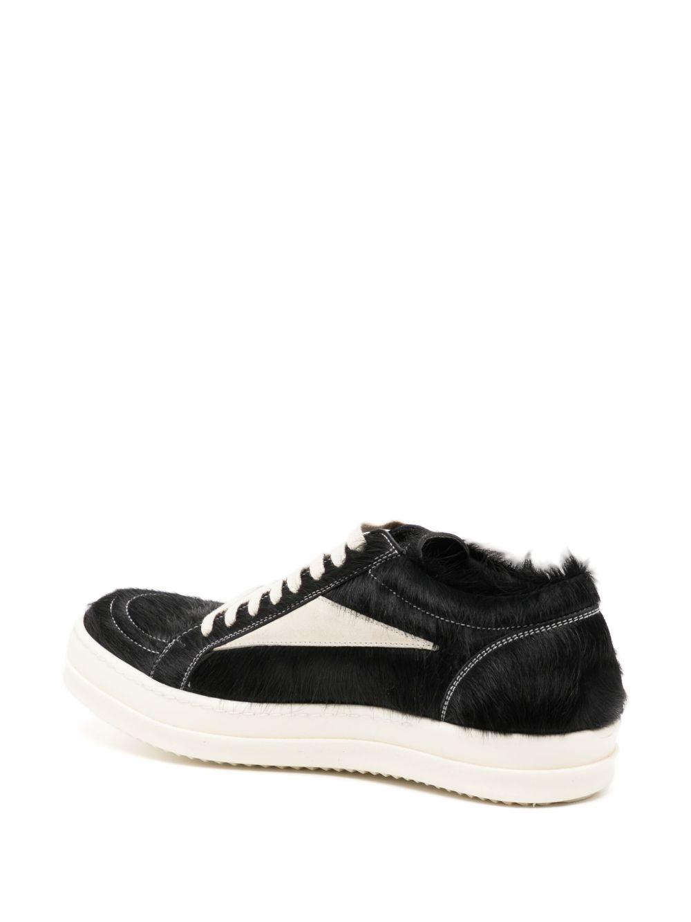 Vintage lace-up flatform sneakers  Product Image
