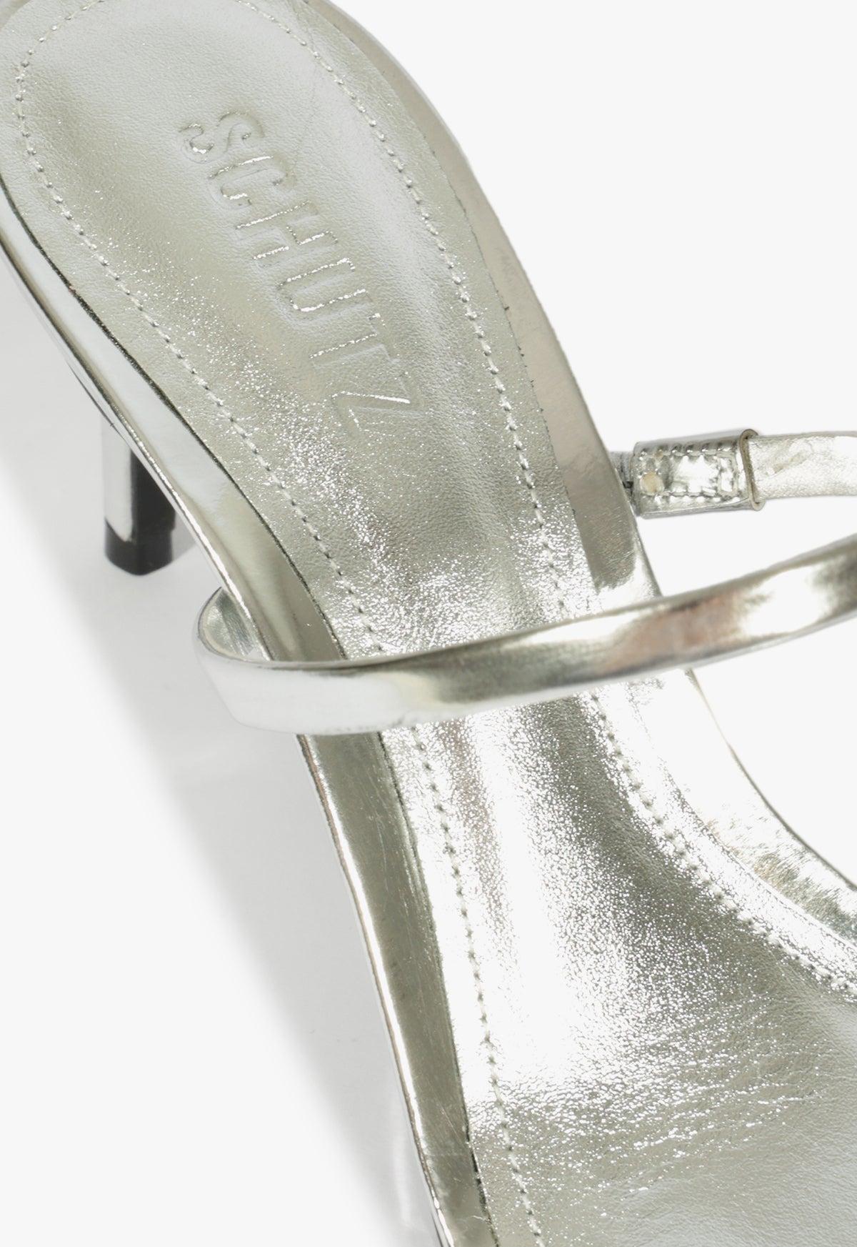 Jessica Mid Mule Metallic Sandal Product Image