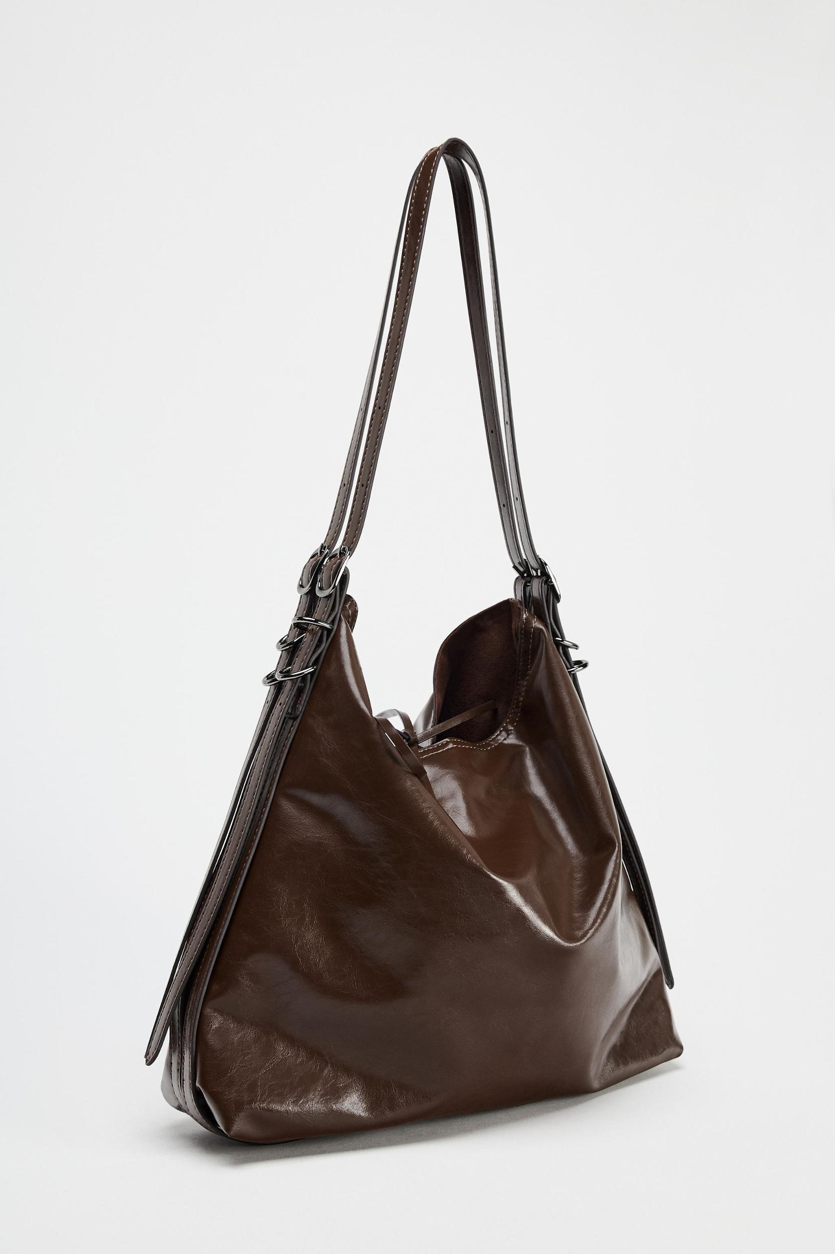 BUCKET BAG WITH BUCKLES Product Image