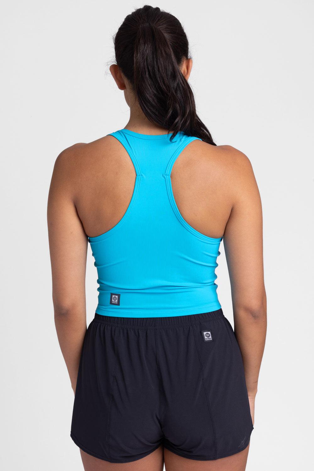 Rochelle Basic Crop Top - Caribbean Female Product Image