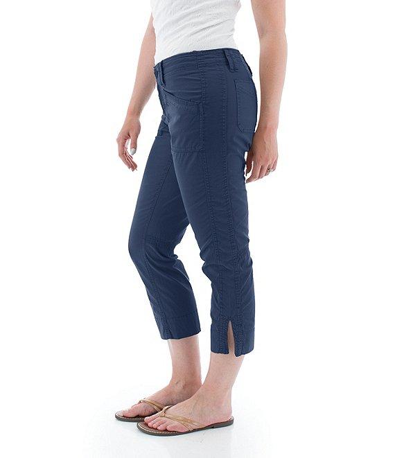 Aventura Arden Capri Side Slit Twill Pants Product Image