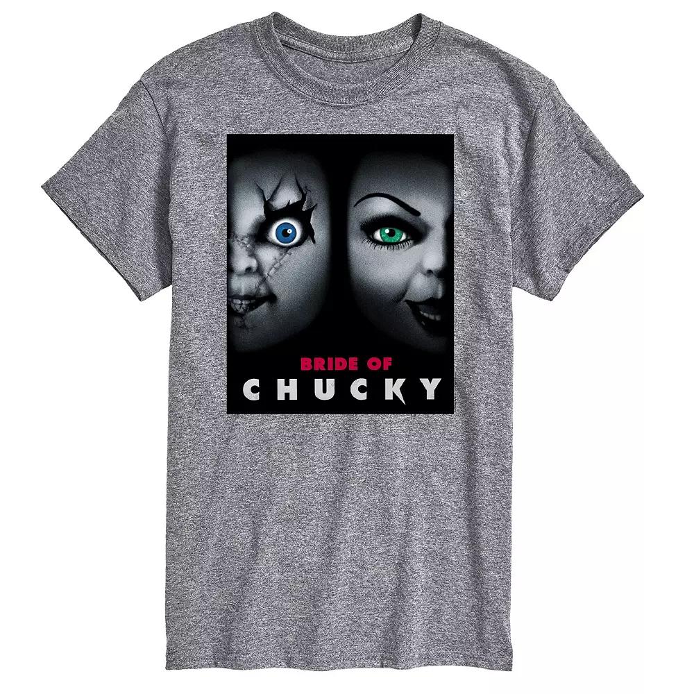 Big & Tall Chucky Bride Of Chucky Graphic Tee, Men's,  Product Image