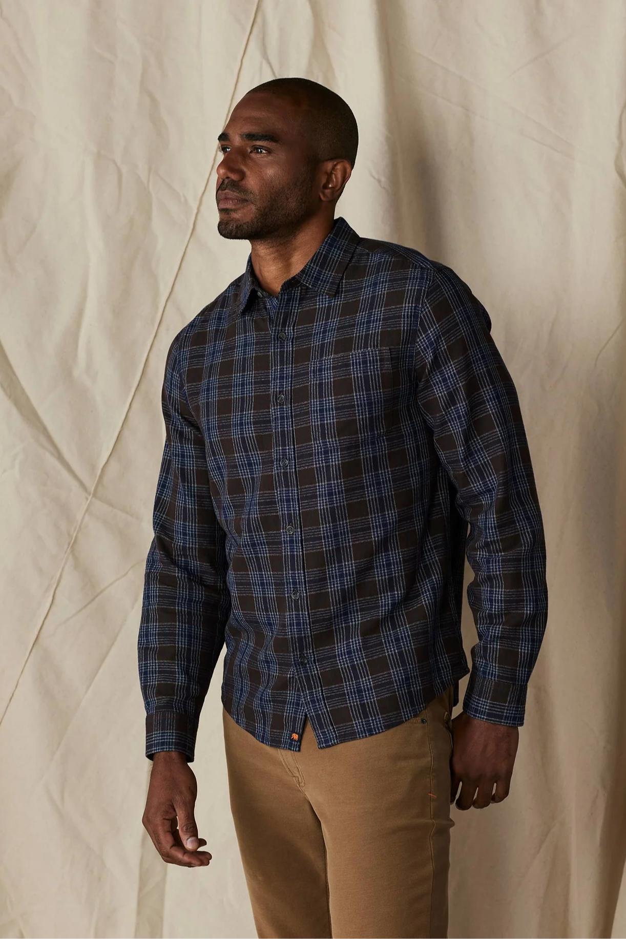 Nikko Button Up Shirt - Brown Plaid Product Image