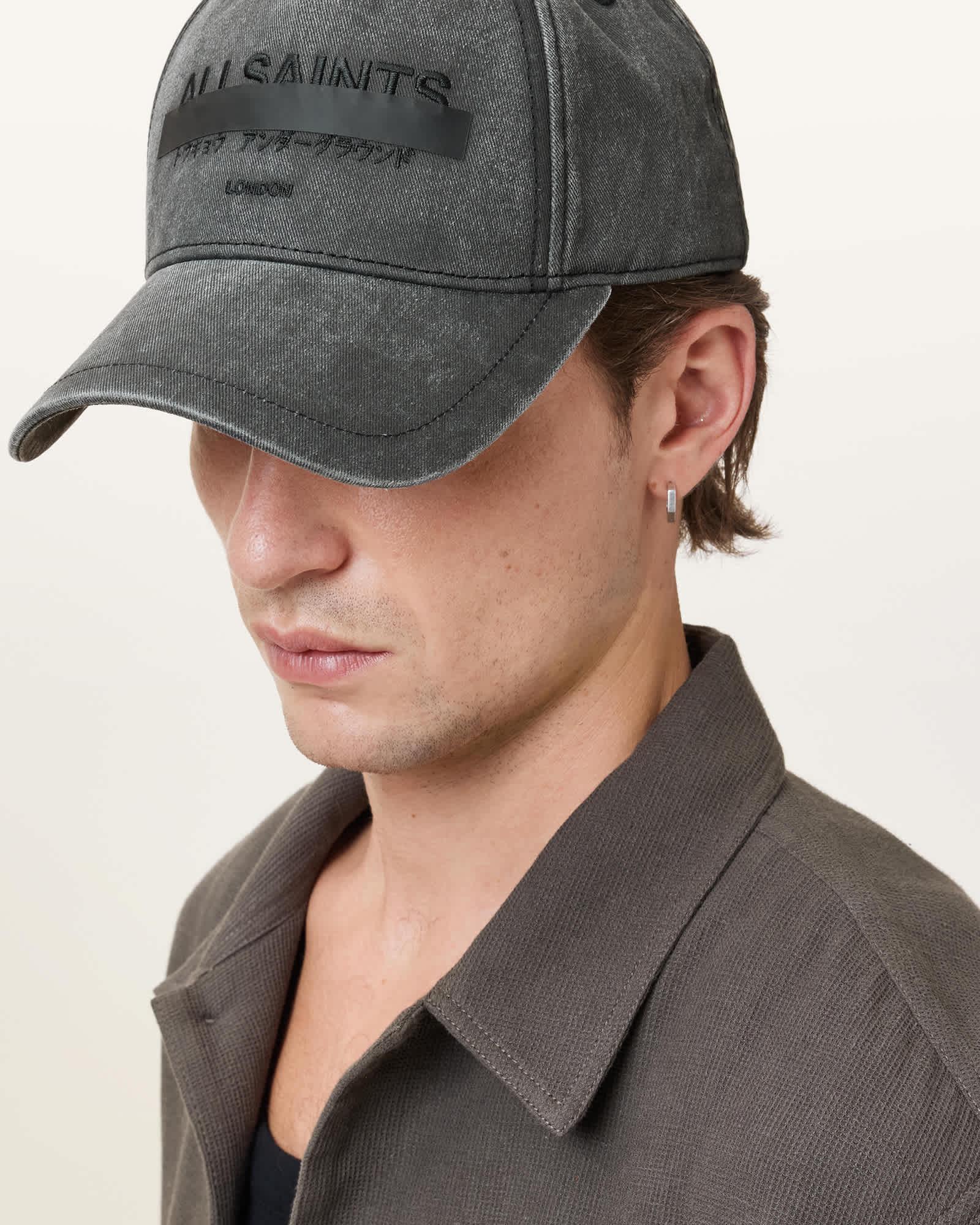 Redact Logo Print Baseball Cap Product Image