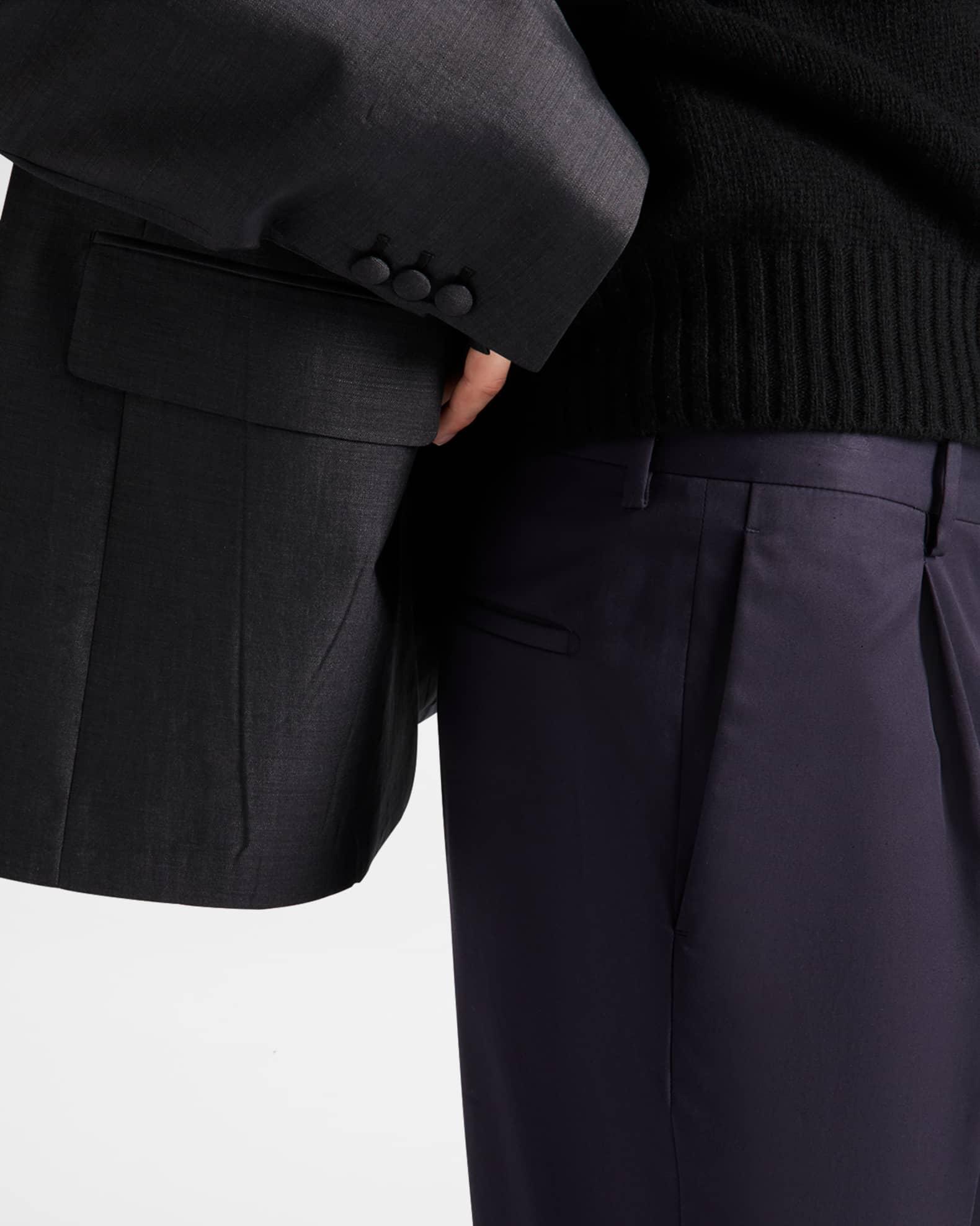 Men's Pleated Twill Pants Product Image