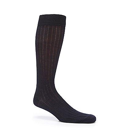 Cremieux Solid Wool Over-the-Calf Dress Socks Product Image