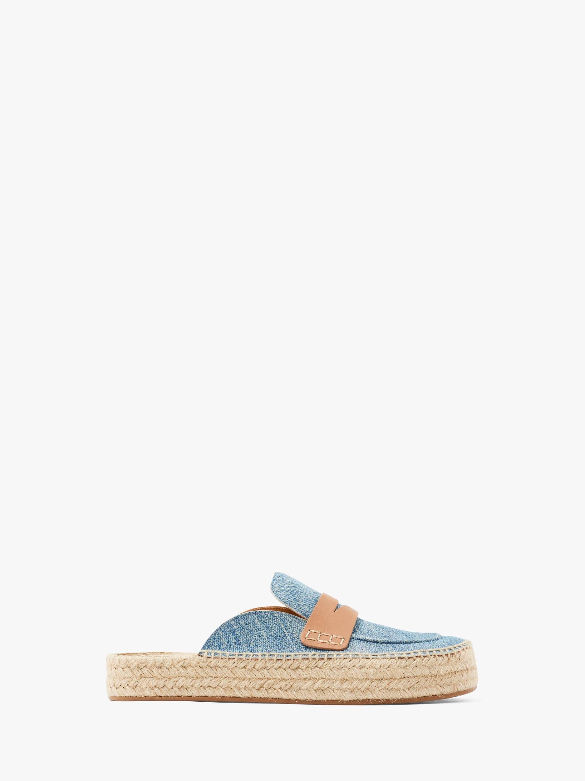 SUEDE ESPADRILLE LOAFER MULES Product Image