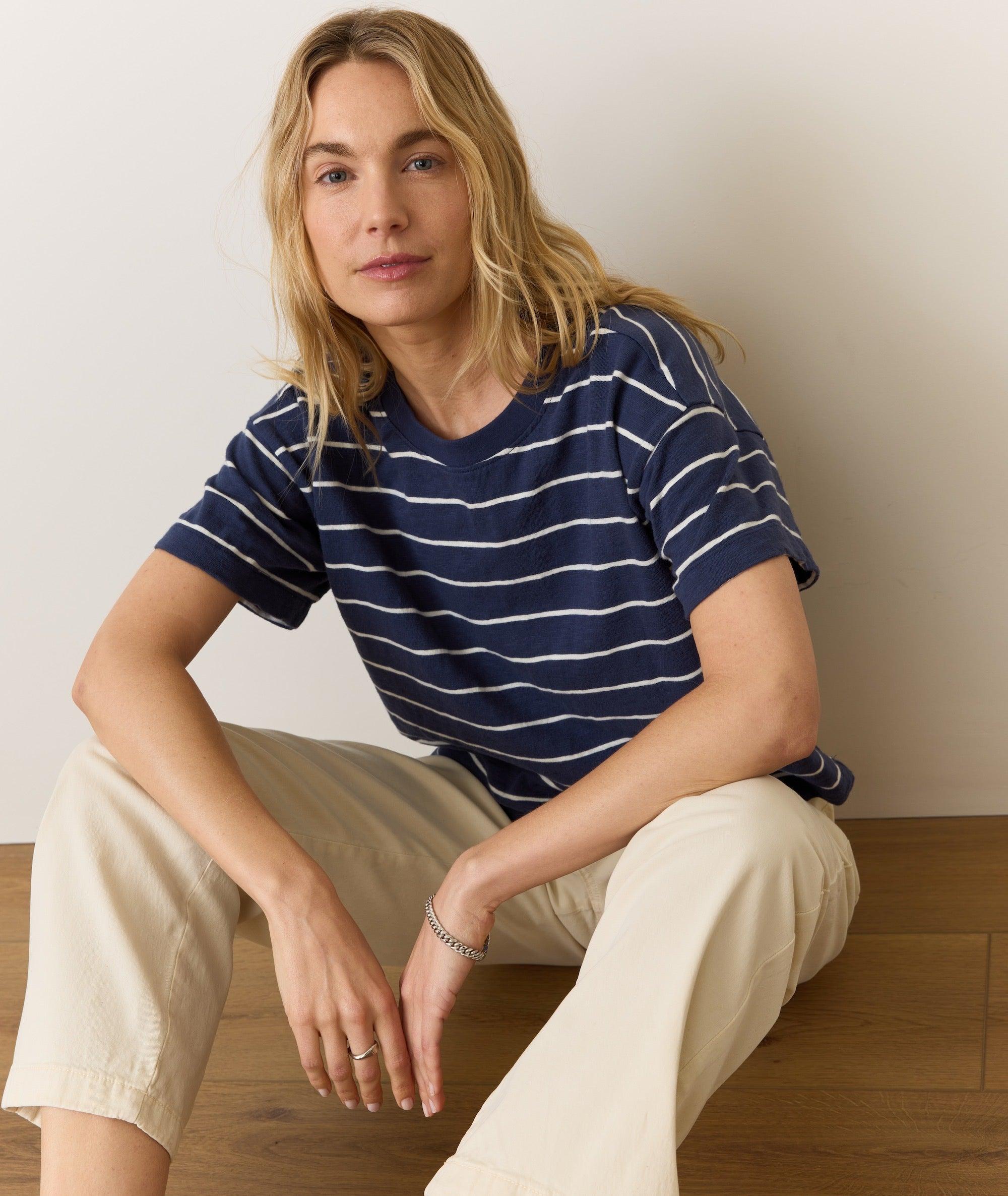 Sadie Vintage Slub Crop Tee Product Image