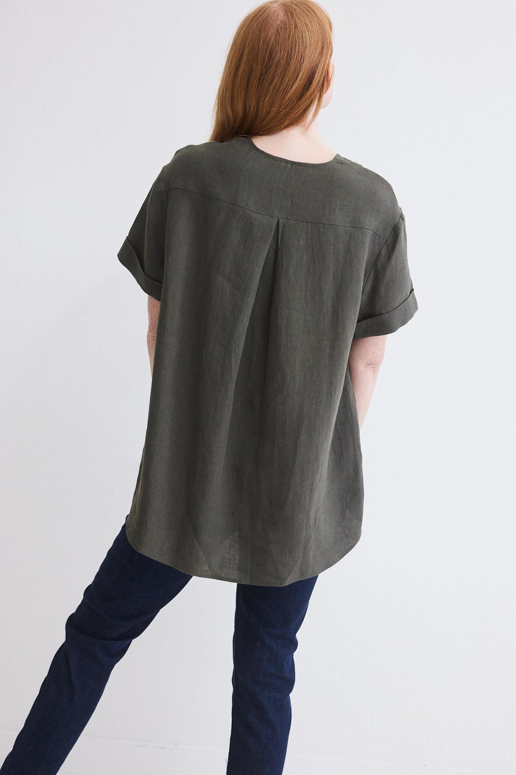 Drifter Oversized Linen Top Product Image